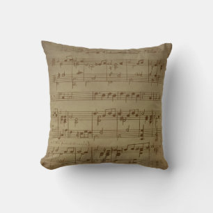 Muziekachtergrond voor vel kussen