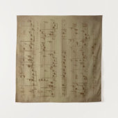 Muziekachtergrond voor  vel wandkleed (Voorkant (horizontaal))