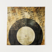  muziekachtergrond wandkleed (Voorkant (horizontaal))