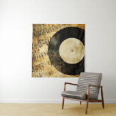  muziekachtergrond wandkleed (In situ)