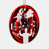 Muziekafbeelding Foto toevoegen Keramisch Ornament (Rechts)