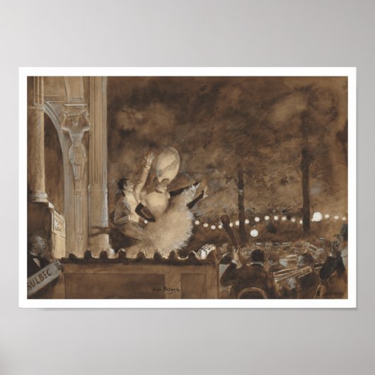  muziekafdruk Orchestra Musiciaanse band Poster (Voorkant)