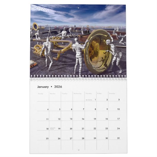 Muziekagenda Kalender (Jan 2026)