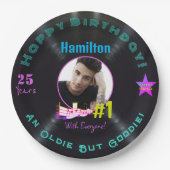 Muziekalbum Verjaardagspapier Bord - HAMbWG (Voorkant)