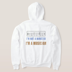 Muziekalfabetisme is iets dat ik graag eet Kittens Hoodie