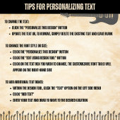 Muziekartiest Zwart en Tan Gitaar Rugzak