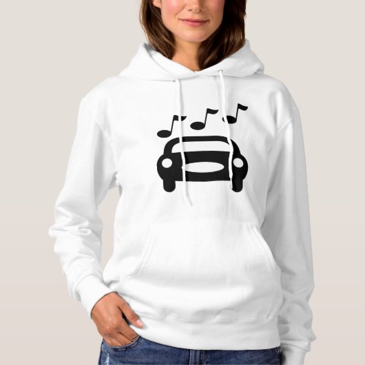 Muziekauto Hoodie (Voorkant)