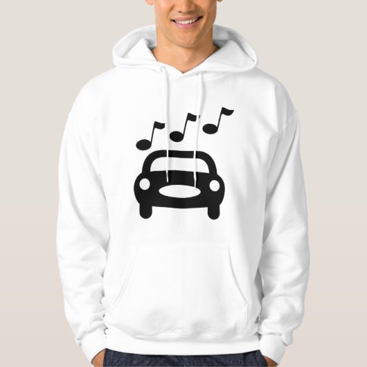 Muziekauto Hoodie (Voorkant)