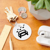Muziekauto Sleutelhanger