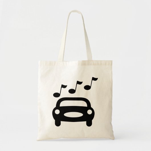Muziekauto Tote Bag (Voorkant)