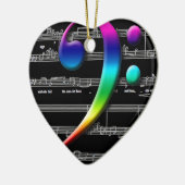 Muziekbaasschoorsteenschoppen Keramisch Ornament (Links)