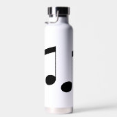 Muziekbalknoot, Waterfles (Rechts)