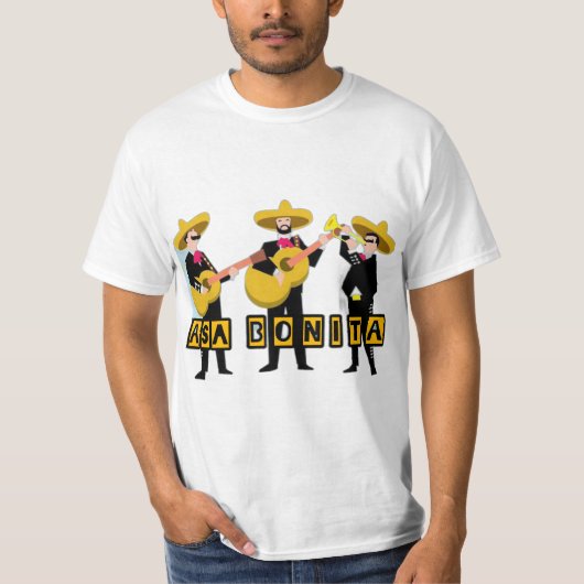 muziekband casa Bonita T-shirt (Voorkant)