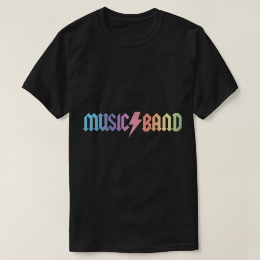 muziekband Classic T-Shirt (Design voorkant)