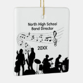 Muziekband Directeur Middelbare School Keramisch Ornament (Rechts)