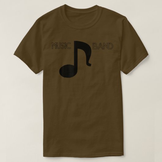 Muziekband T-shirt (Design voorkant)