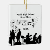 Muziekbandmoeder op de middelbare school keramisch ornament (Rechts)