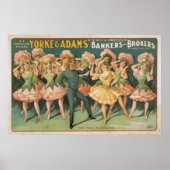  muziekbankiers en makelaars poster (Voorkant)