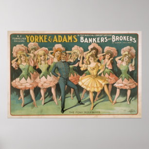  muziekbankiers en makelaars poster