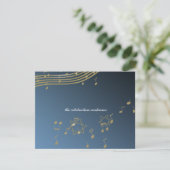 Muziekbar Mitzvah / Receptie Kaart (Staand voorkant)