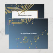 Muziekbar Mitzvah / Receptie Kaart (Voorkant / Achterkant)