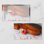 Muziekbedrijf Visitekaartje (Voorkant / Achterkant)