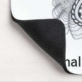 Muziekbeschermers Verhandelbaar Clef Design Muismat (Hoek)