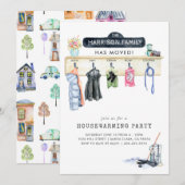 Muziekbestuurderscène | Uitnodiging voor de opwarm (Voorkant / Achterkant)