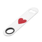 Muziekbiljetten in de gordel, roestvrije flesopeni speed flessenopener (Voorkant Gekanteld)