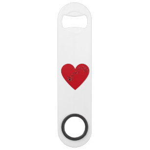 Muziekbiljetten in de gordel, roestvrije flesopeni speed flessenopener