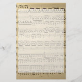  muziekblad briefpapier (Voorkant)
