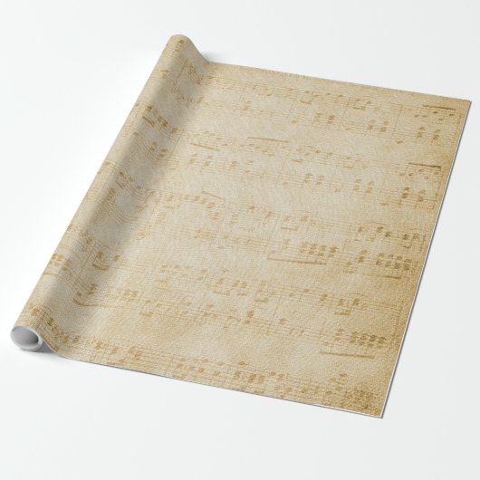 Muziekblad Cadeaupapier (Uitgerold)