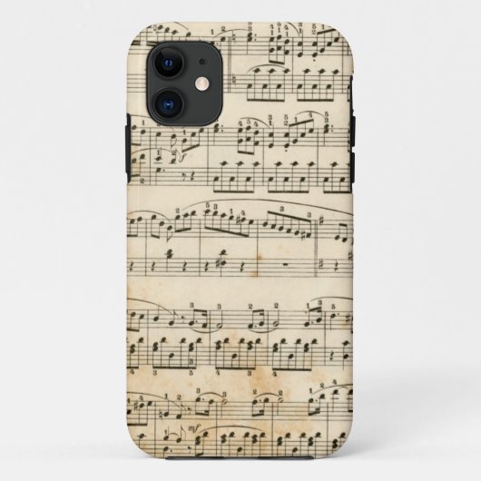 Muziekblad Case-Mate iPhone Case (Achterkant)