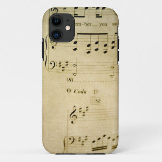  muziekblad iPhone 5 Hoesje