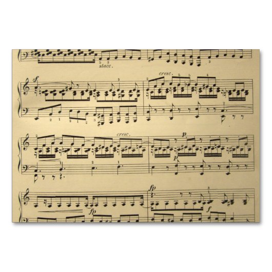  muziekblad kaart (Achterkant)