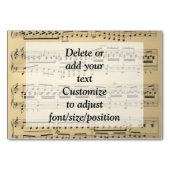  muziekblad kaart (Voorkant)