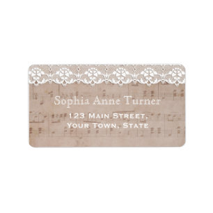  Muziekblad & Kant Wedding Etiket