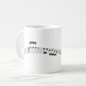 Muziekblad Koffiemok (Voorkant links)