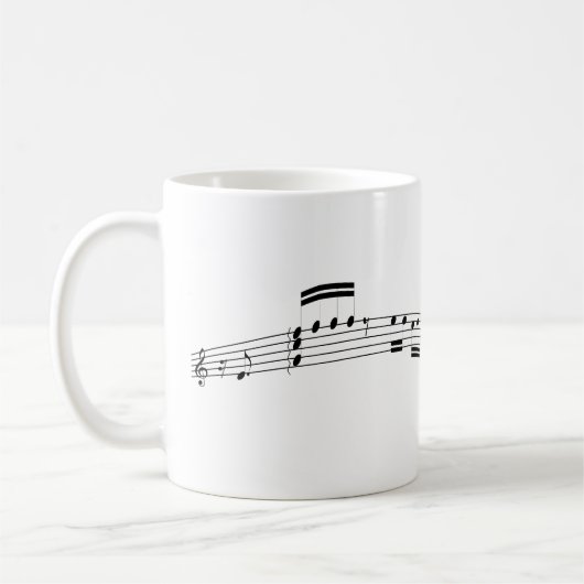 Muziekblad Koffiemok (Links)