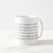 Muziekblad Koffiemok (Voorkant rechts)