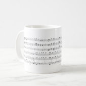 Muziekblad Koffiemok (Voorkant links)