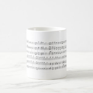 Muziekblad Koffiemok