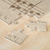  muziekblad legpuzzel (Zijkant)