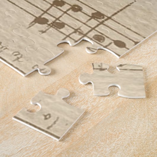  muziekblad legpuzzel (Zijkant)