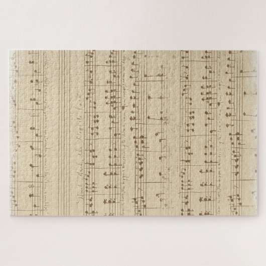 muziekblad legpuzzel (Horizontaal)