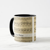 muziekblad mok (Voorkant links)