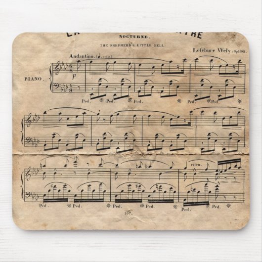 Muziekblad Muismat (Voorkant)