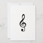 Muziekblad noten Bruiloft Save The Date (Achterkant)