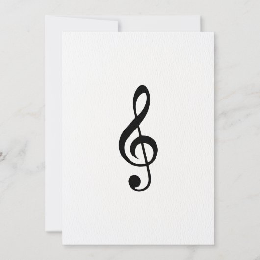 Muziekblad noten Bruiloft Save The Date (Achterkant)