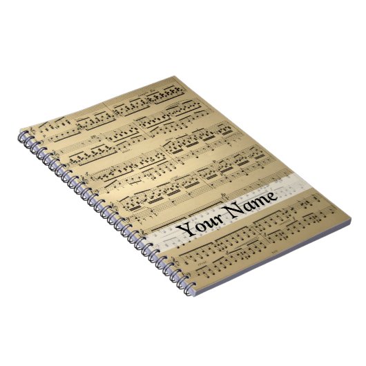  muziekblad notitieboek (Rechterzijde)